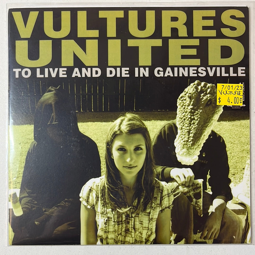 USED VINYL: Vultures United “To Live And Die In Gainesville” 7" (Turquoise Vinyl)