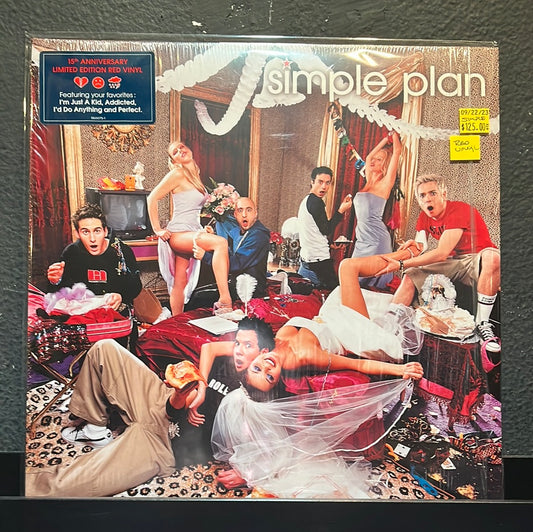 USED VINYL: Simple Plan "S/T" LP (15th Anniversary Press Red Vinyl)