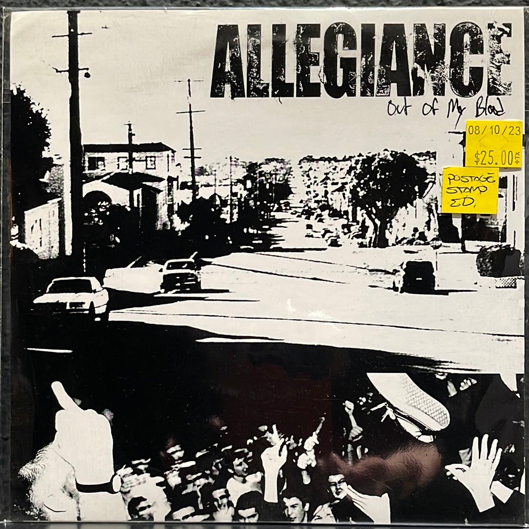 USED VINYL: Allegiance “Out Of My Blood (Postage Stamp Edition)” 7"