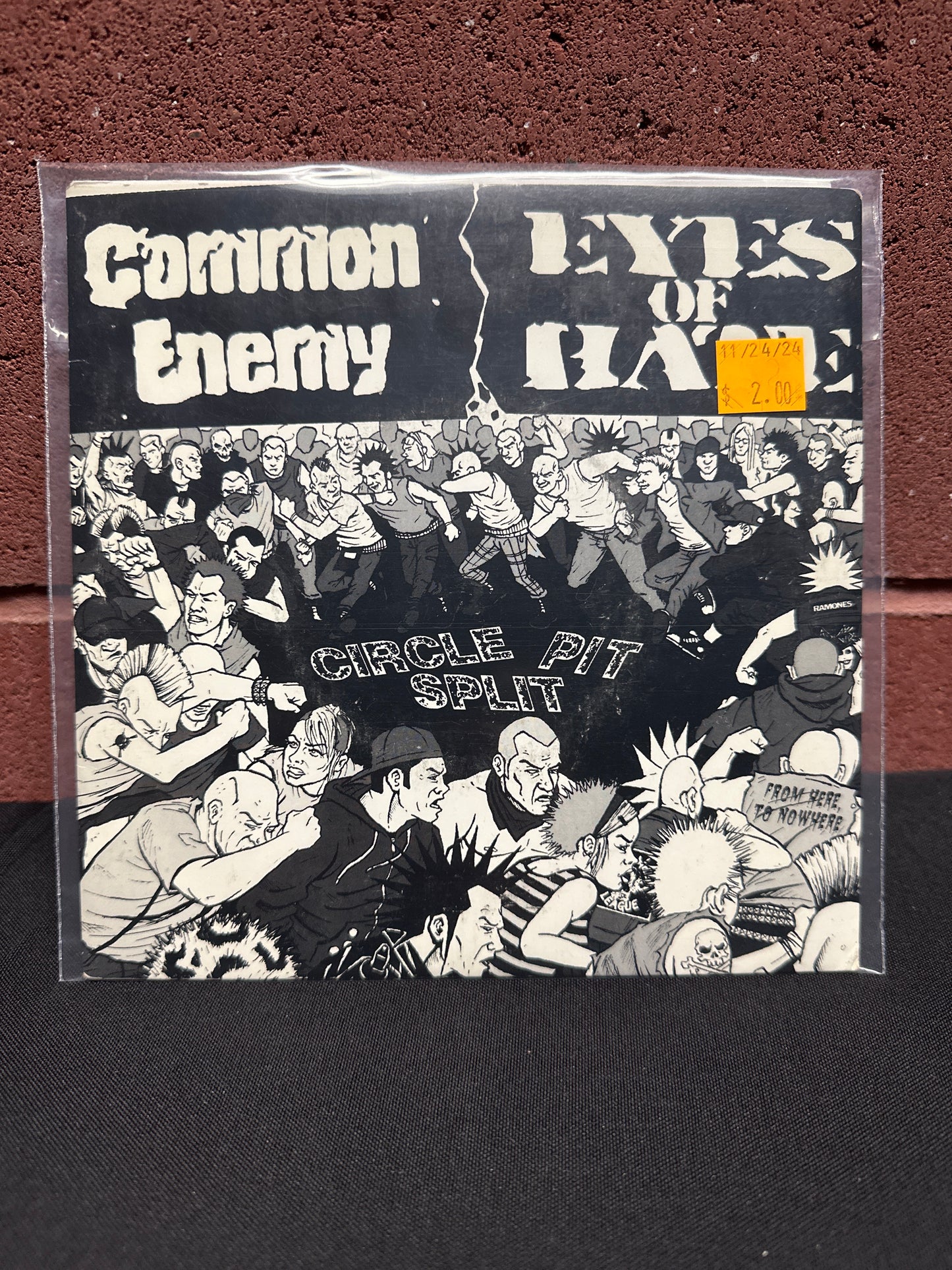 Used Vinyl:  Common Enemy / Eyes Of Hate ”Circle Pit Split” 7"