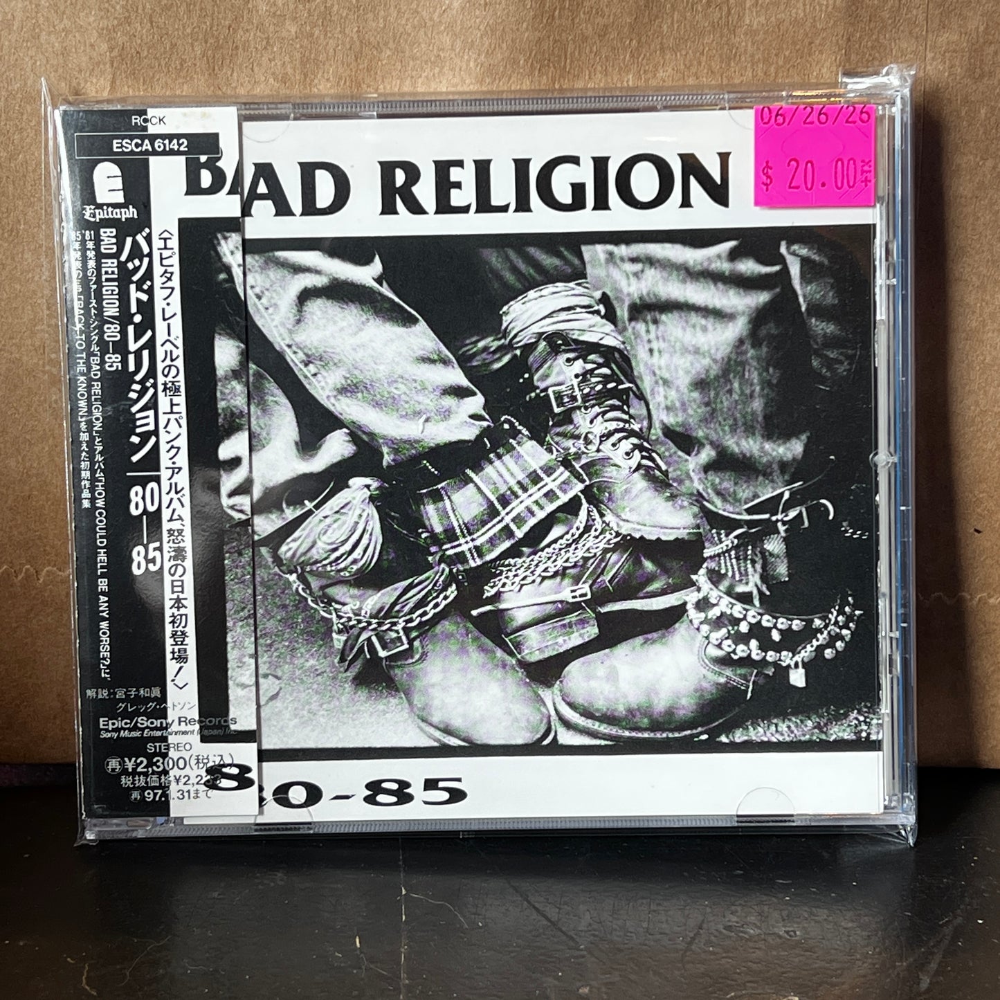 Used CD: Bad Religion "80-85" CD (1995 Japanese Press)