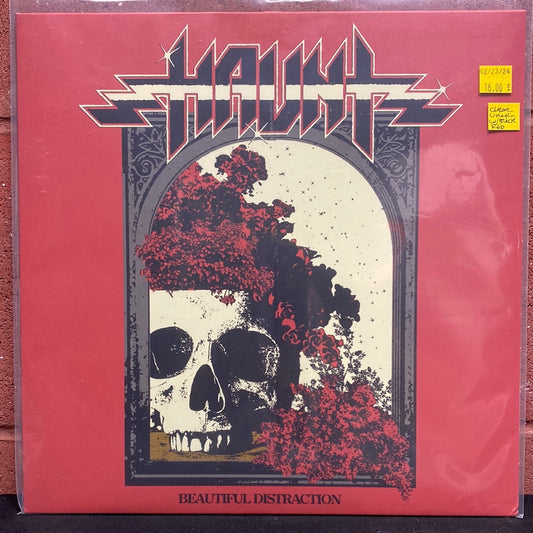 Used Vinyl:  Haunt ”Beautiful Distraction ” LP (Clear with black and red splatter vinyl)