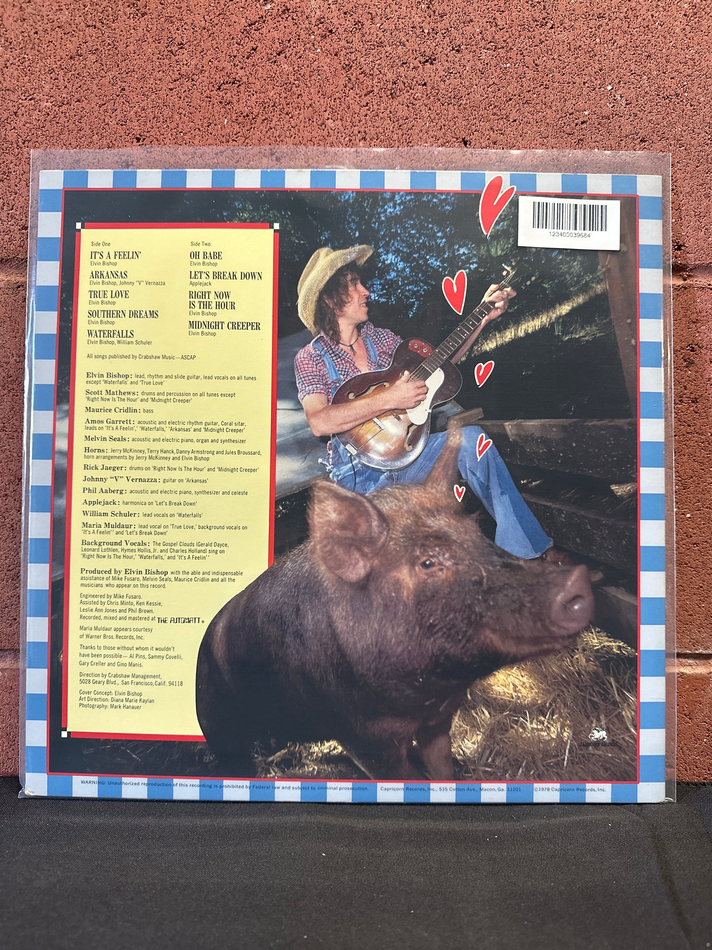 Used Vinyl:  Elvin Bishop ”Hog Heaven” LP