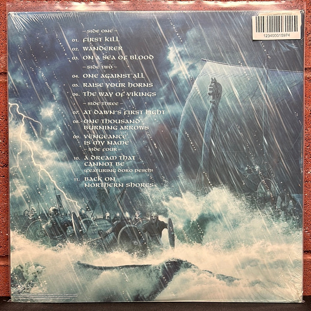 Used Vinyl:  Amon Amarth ”Jomsviking” 2xLP (Blue vinyl)