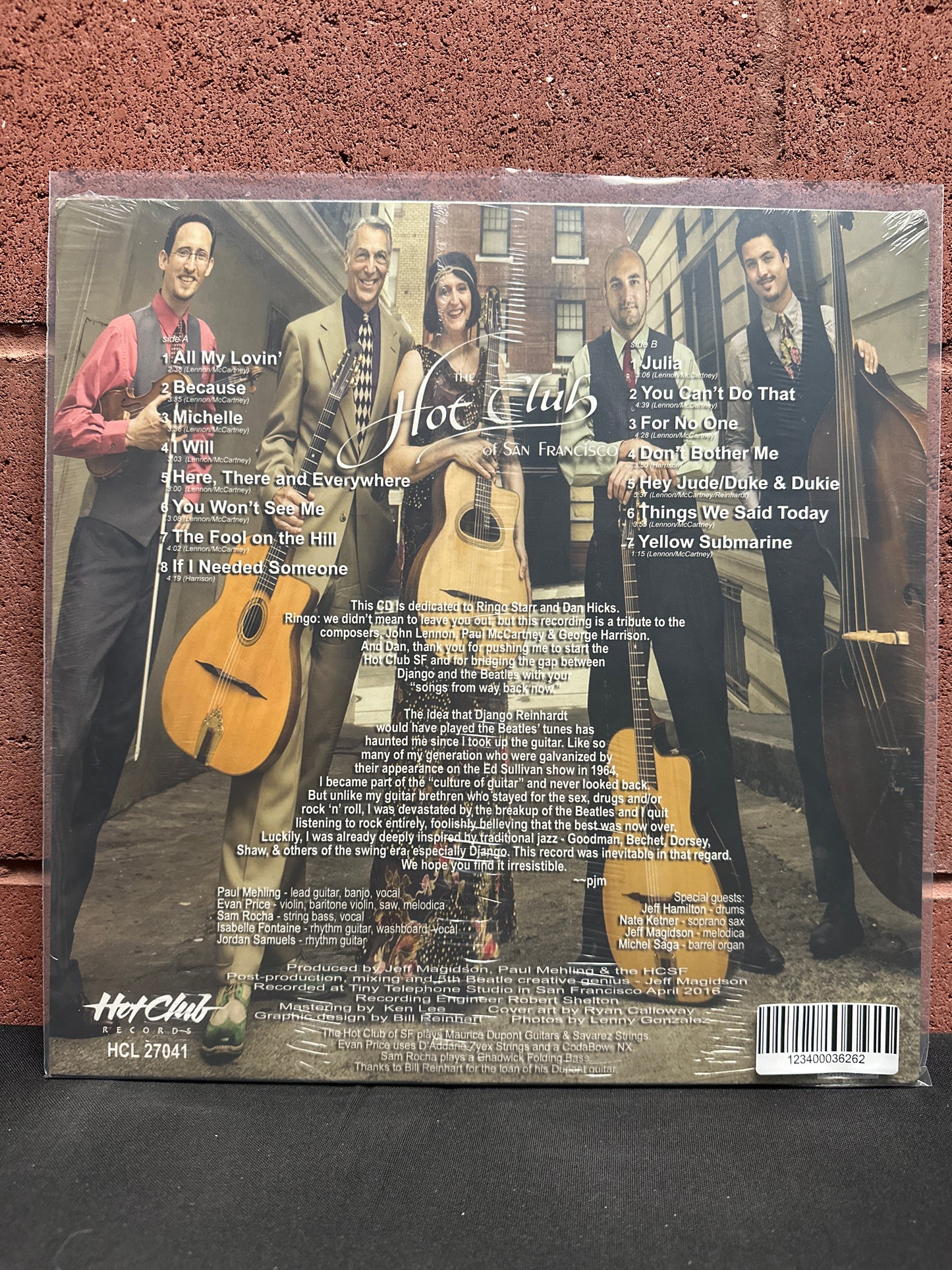 Used Vinyl:  The Hot Club Of San Francisco ”John Paul George & Django” LP