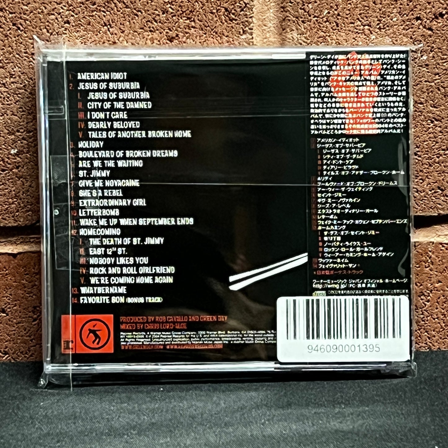 Used CD: Green Day "American Idiot" CD (2004 Japanese Press w/ Bonus Tracks)