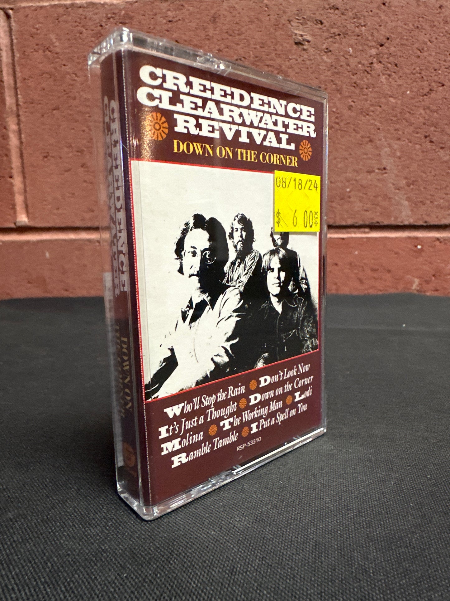 Used Cassette: Creedence Clearwater Revival "Down On The Corner" Tape