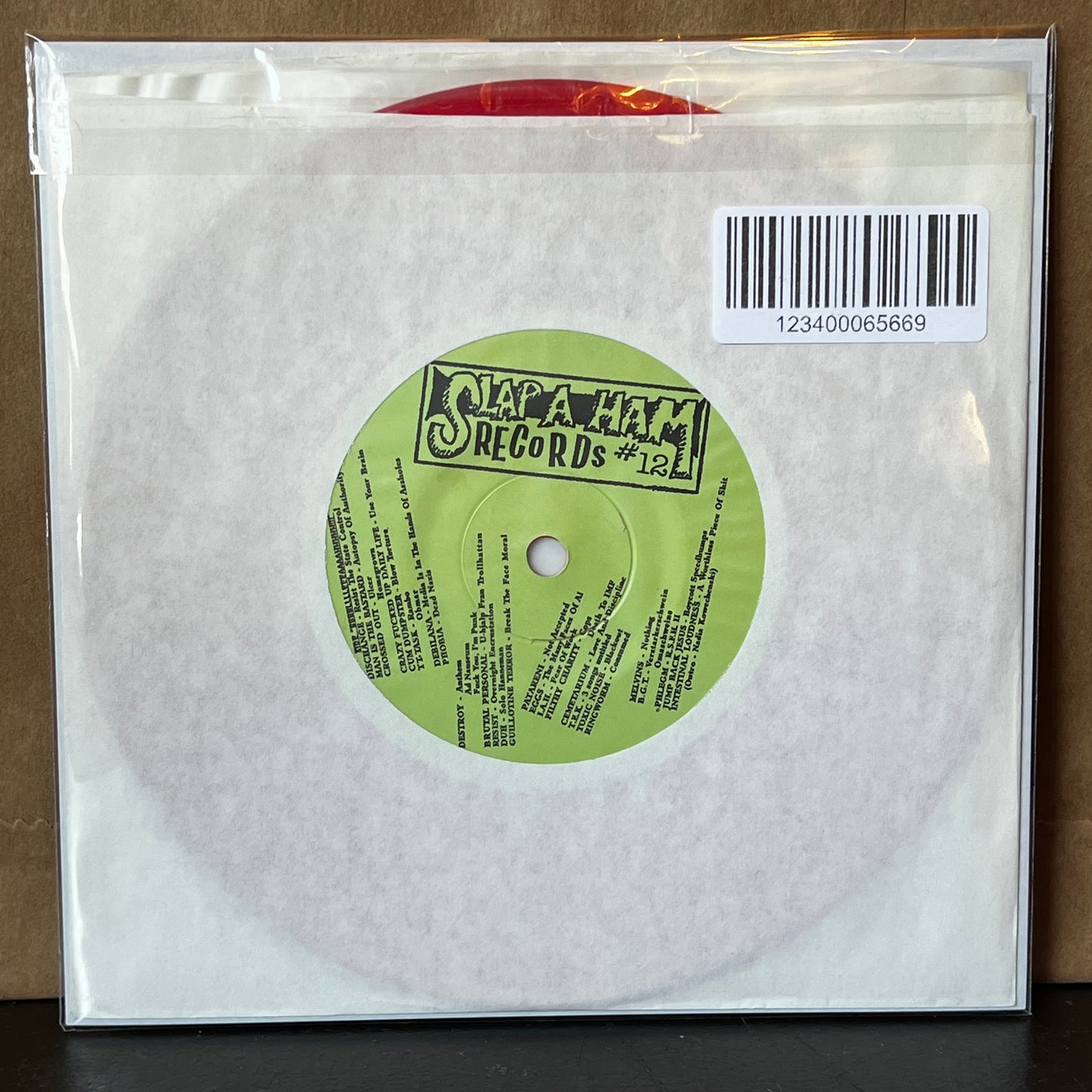 Used Vinyl: V/A "Son Of Bllleeeeaaauuurrrrgghhh!" 7" (1992 Red Vinyl on Slap-a-Ham)