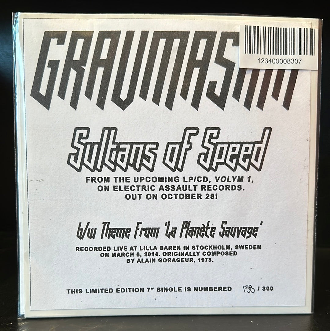 Used Vinyl:  Gravmaskin ”Sultans Of Speed” 7" (Promo)