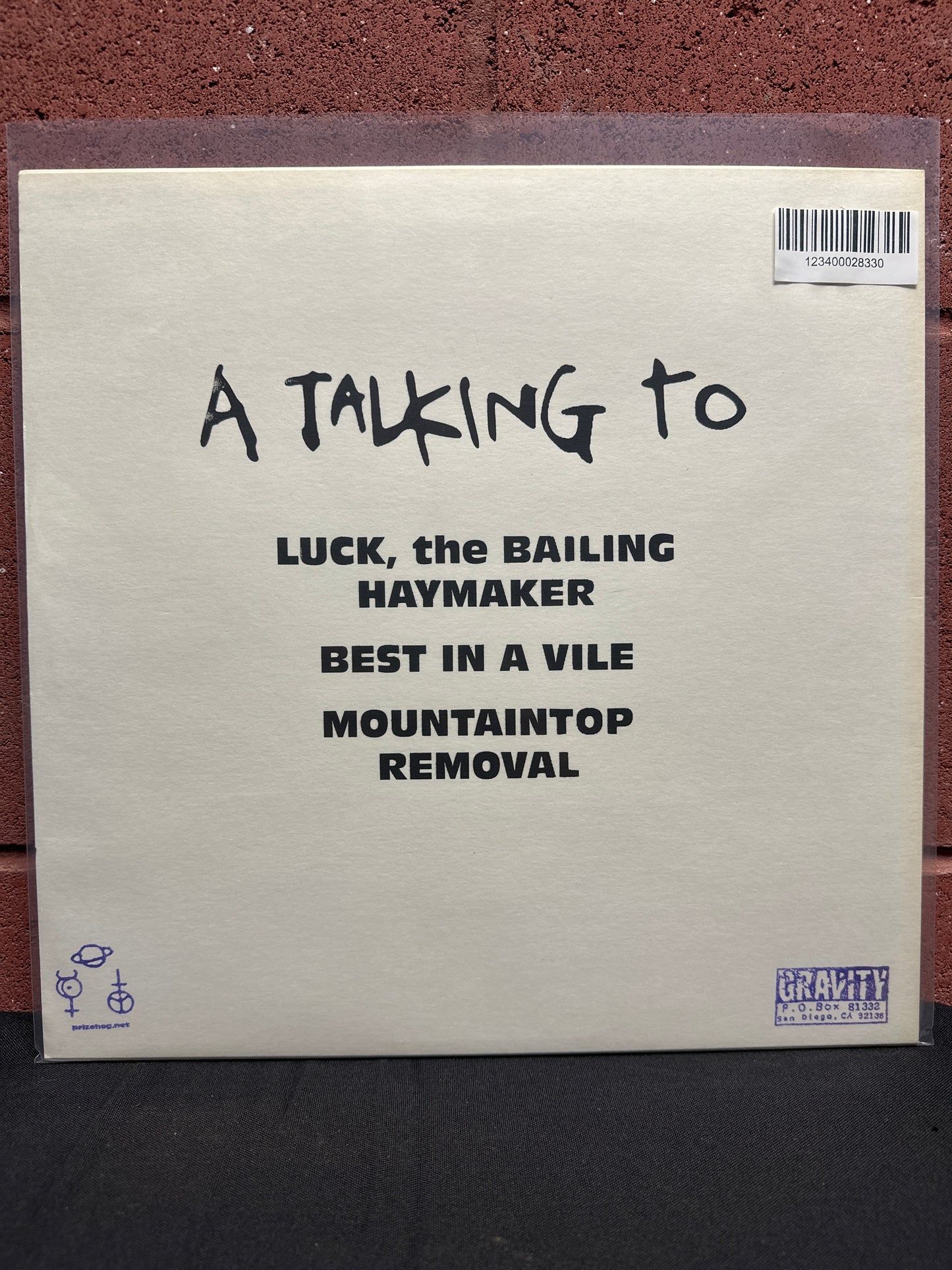 Used Vinyl:  Prizehog ”A Talking To” 12" (Orange vinyl)