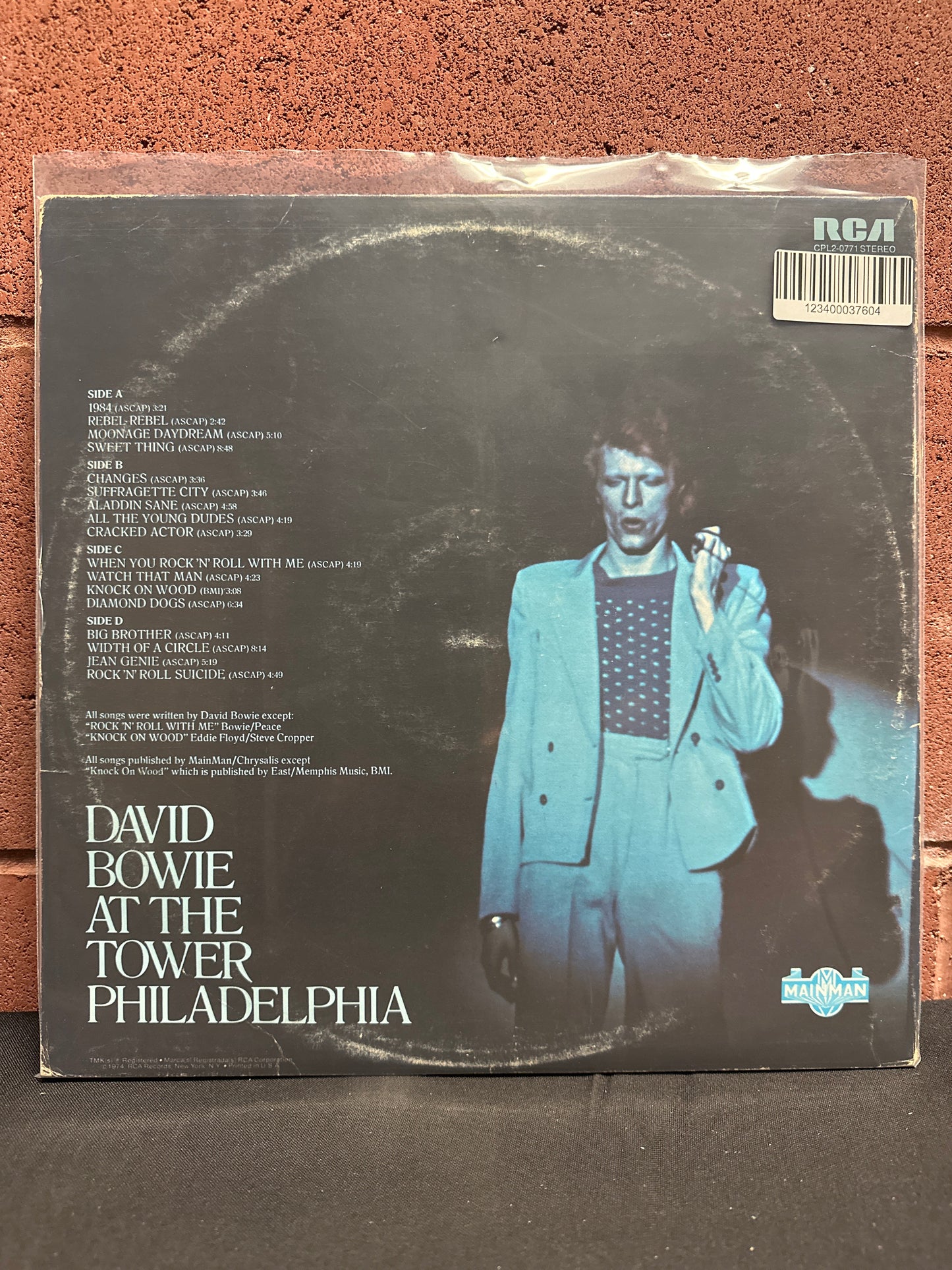 Used Vinyl:  David Bowie ”David Live” 2xLP