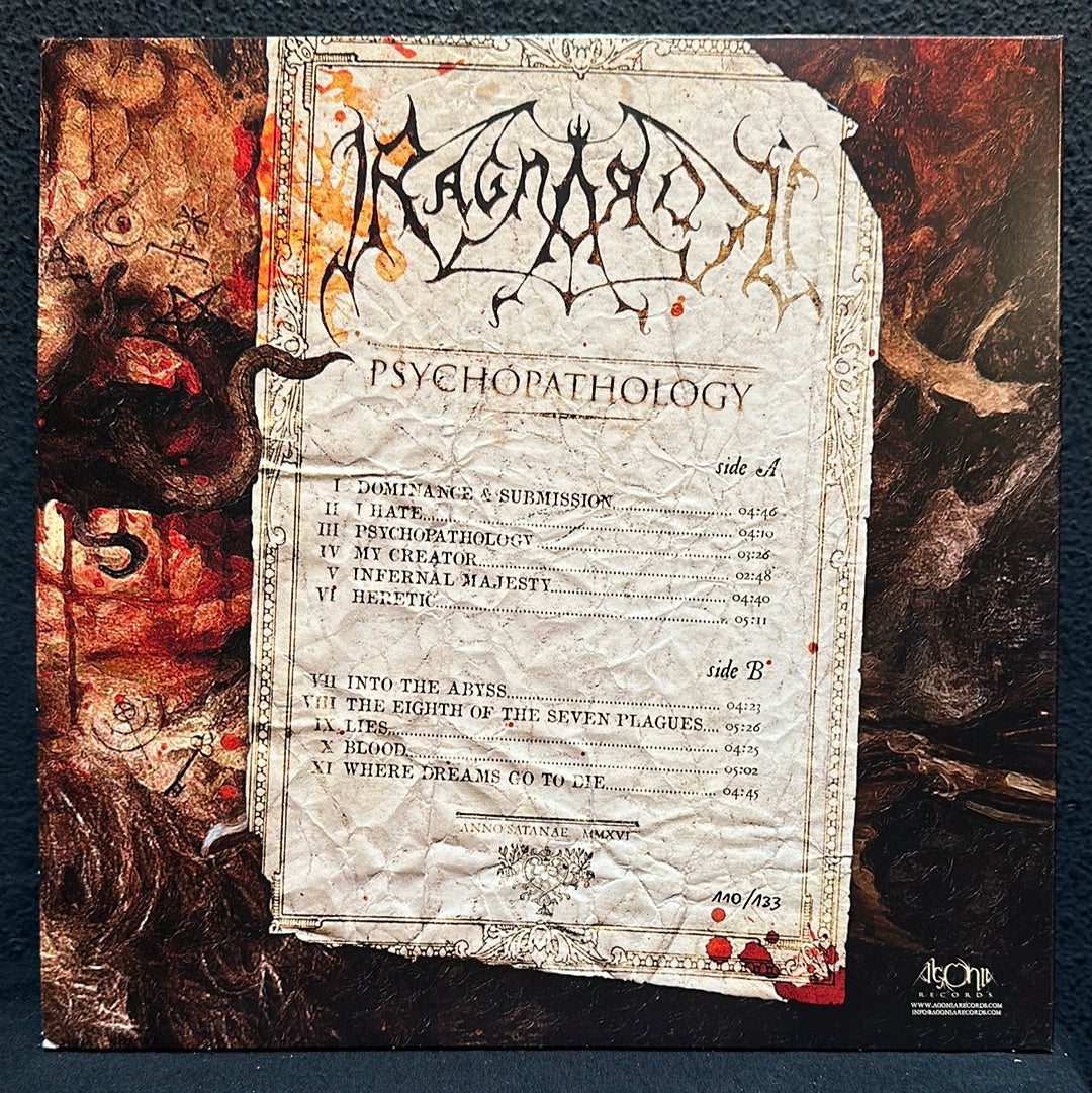 USED VINYL: Ragnarok “Psychopathology” LP (Brown Splatter Vinyl)