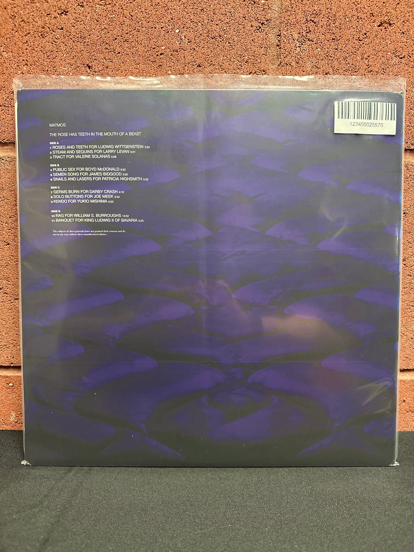 Used Vinyl:  Matmos ”The Rose Has Teeth In The Mouth Of A Beast” 2xLP (180 Gram)