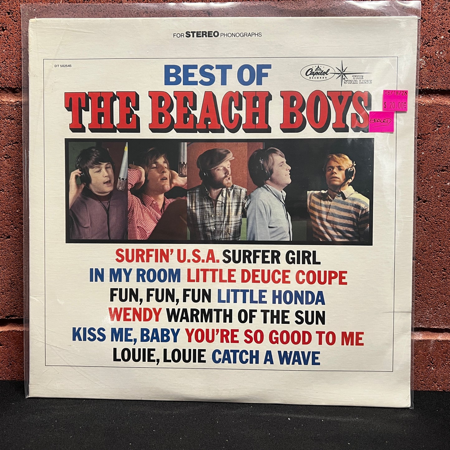 Used Vinyl: The Beach Boys "Best Of" LP (Sealed)