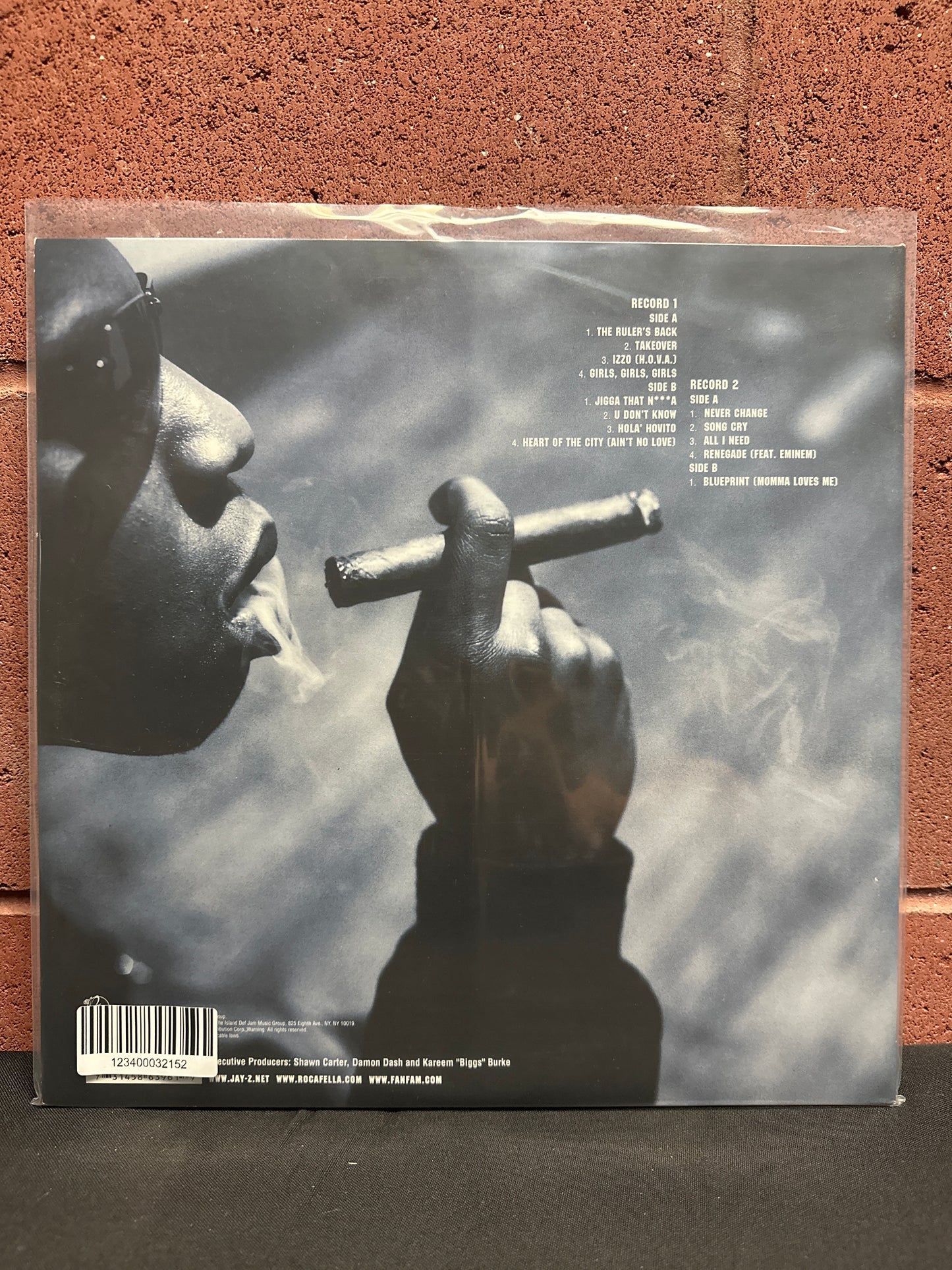 Used Vinyl:  Jay-Z ”The Blueprint” 2xLP