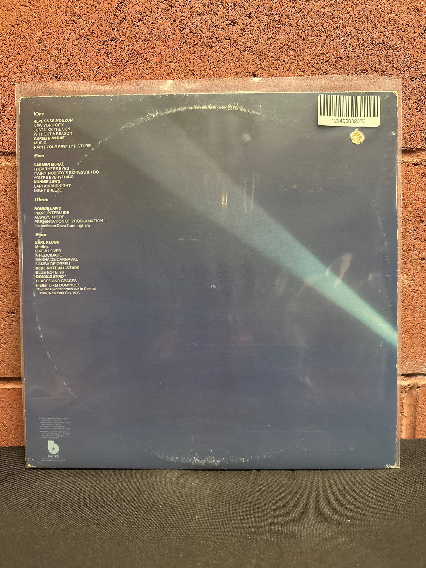 Used Vinyl:  Various ”Blue Note Live At The Roxy” 2xLP