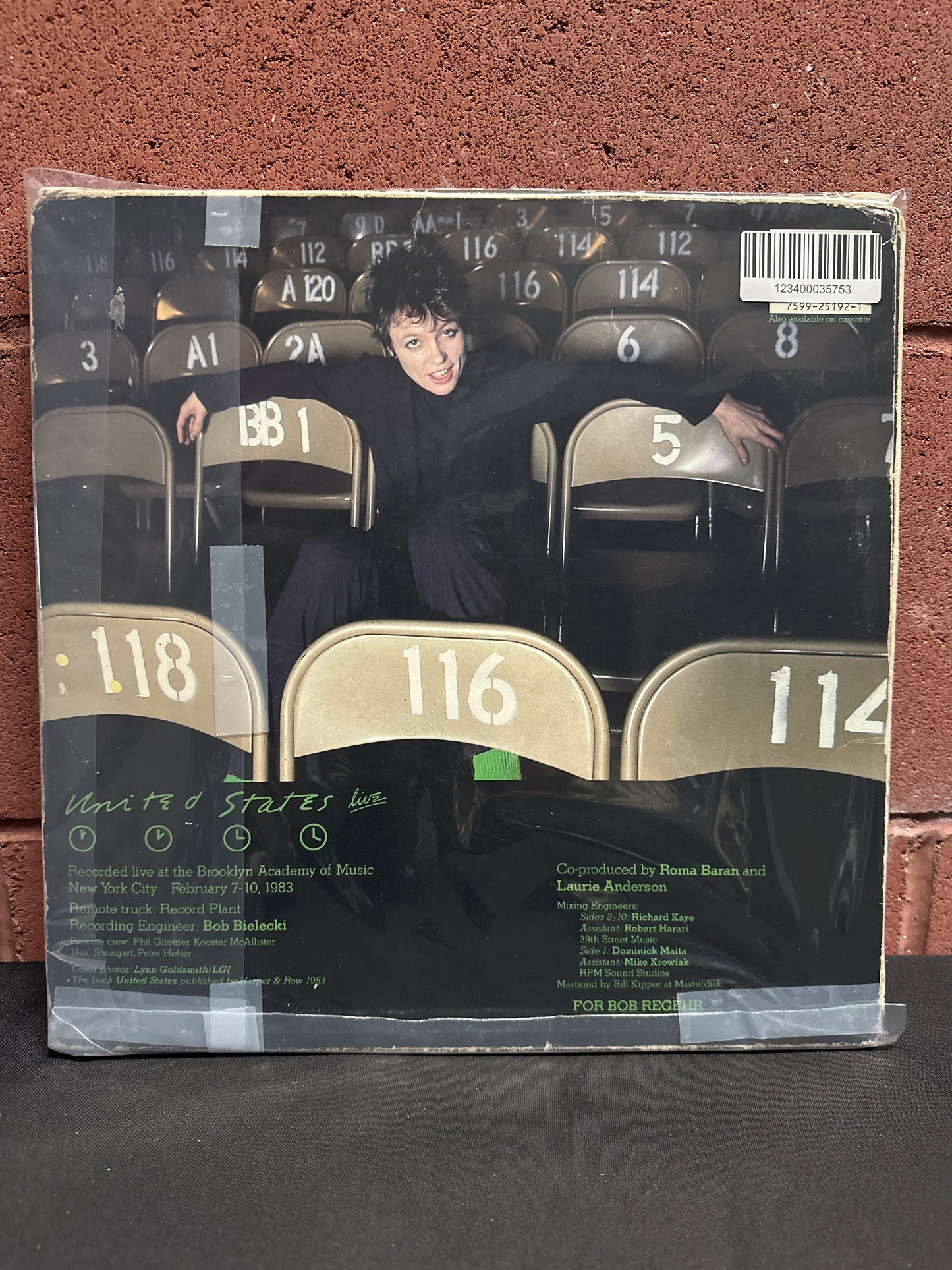 Used Vinyl:  Laurie Anderson ”United States Live” 5xLP + Box