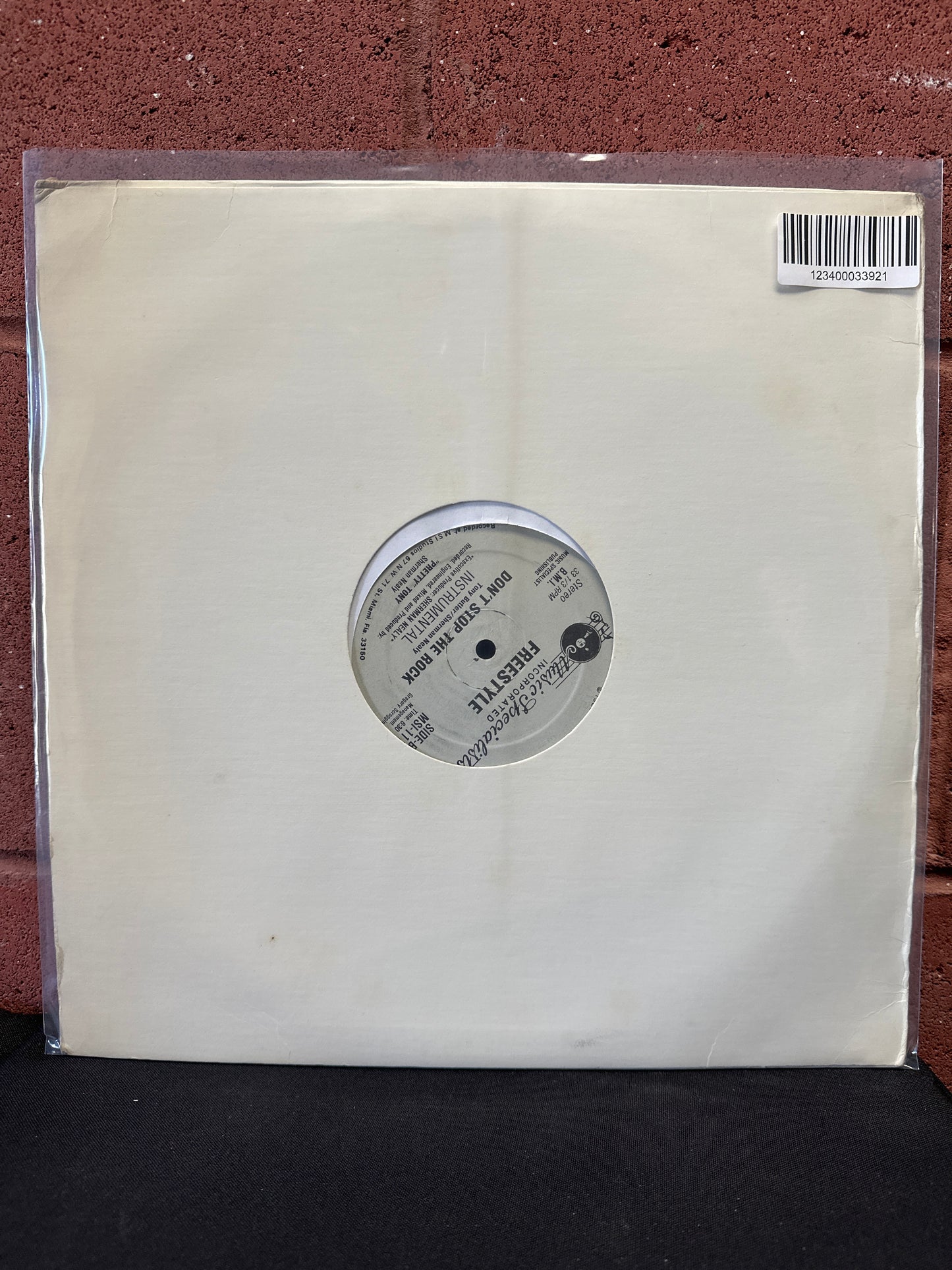 Used Vinyl:  Freestyle ”Don't Stop The Rock” 12"