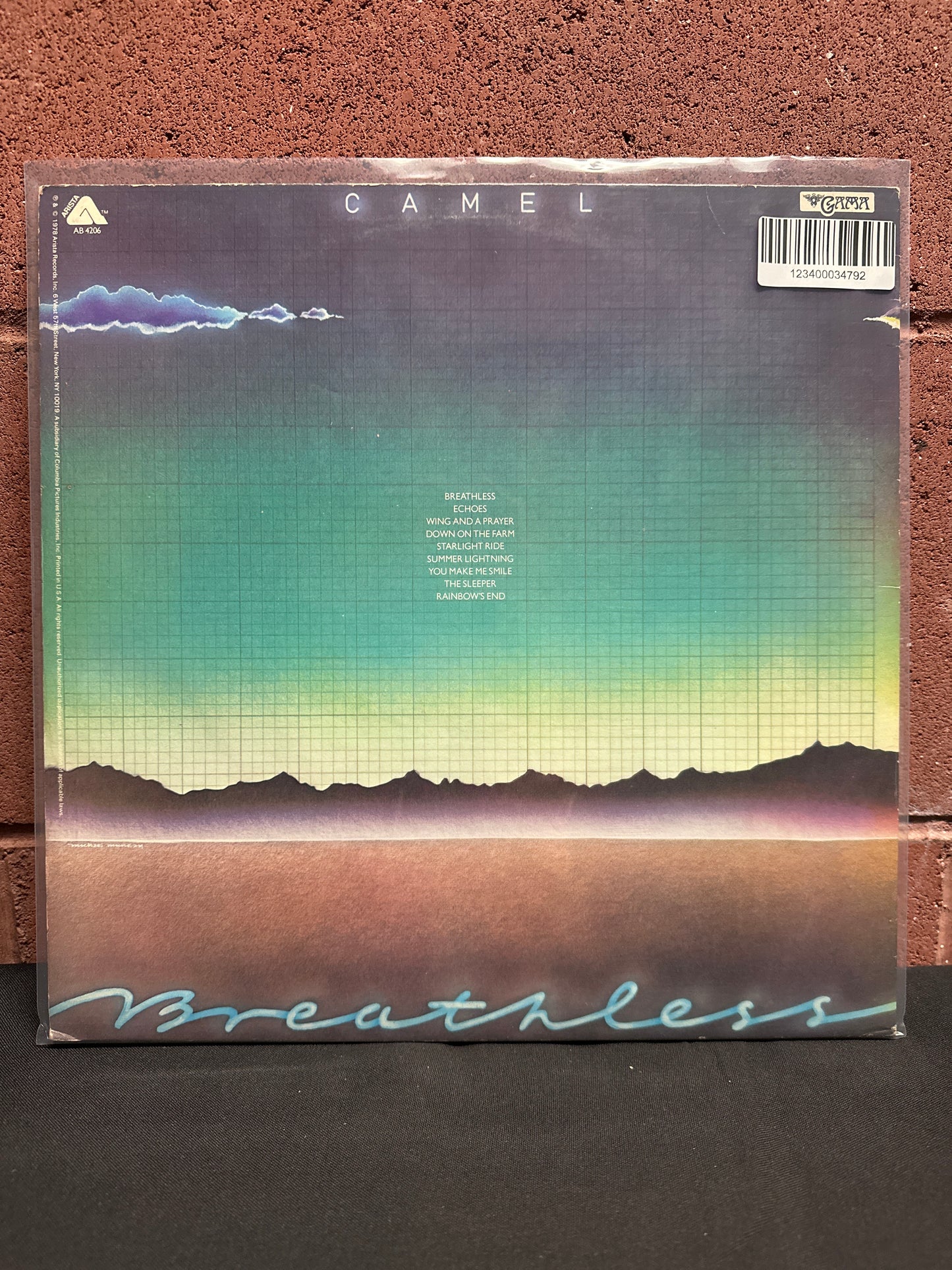 Used Vinyl:  Camel ”Breathless” LP