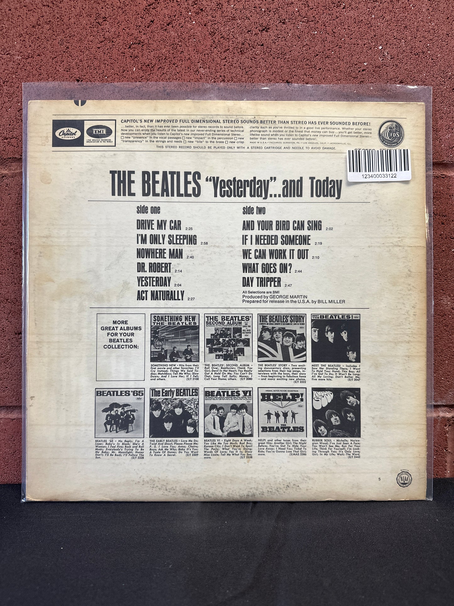 Used Vinyl:  The Beatles ”Yesterday And Today” LP