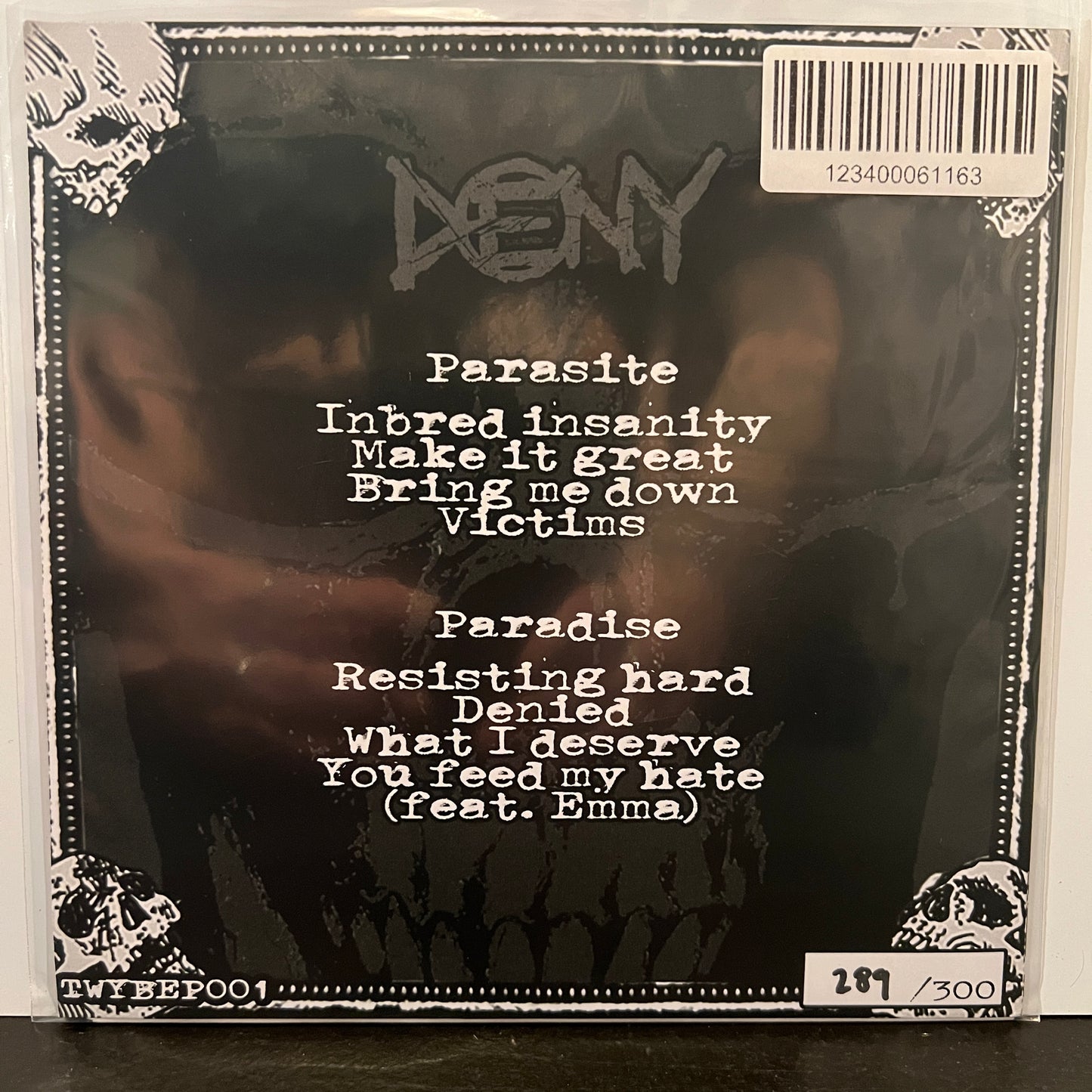 Used Vinyl: Deny "Parasite Paradise" 7" (2018 Press)