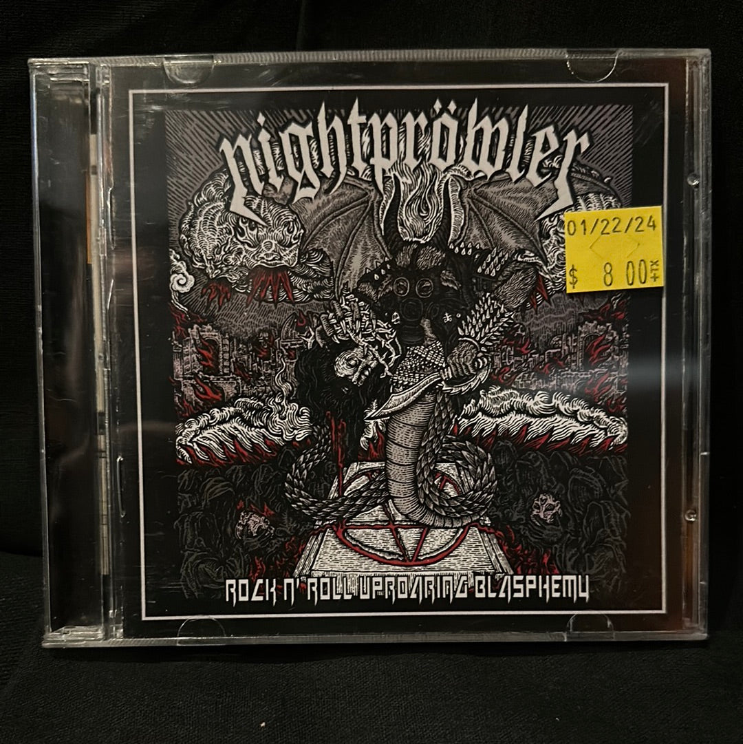 Used CD:  Nightpröwler ”Rock N´ Roll Uproaring Blasphemy” CD