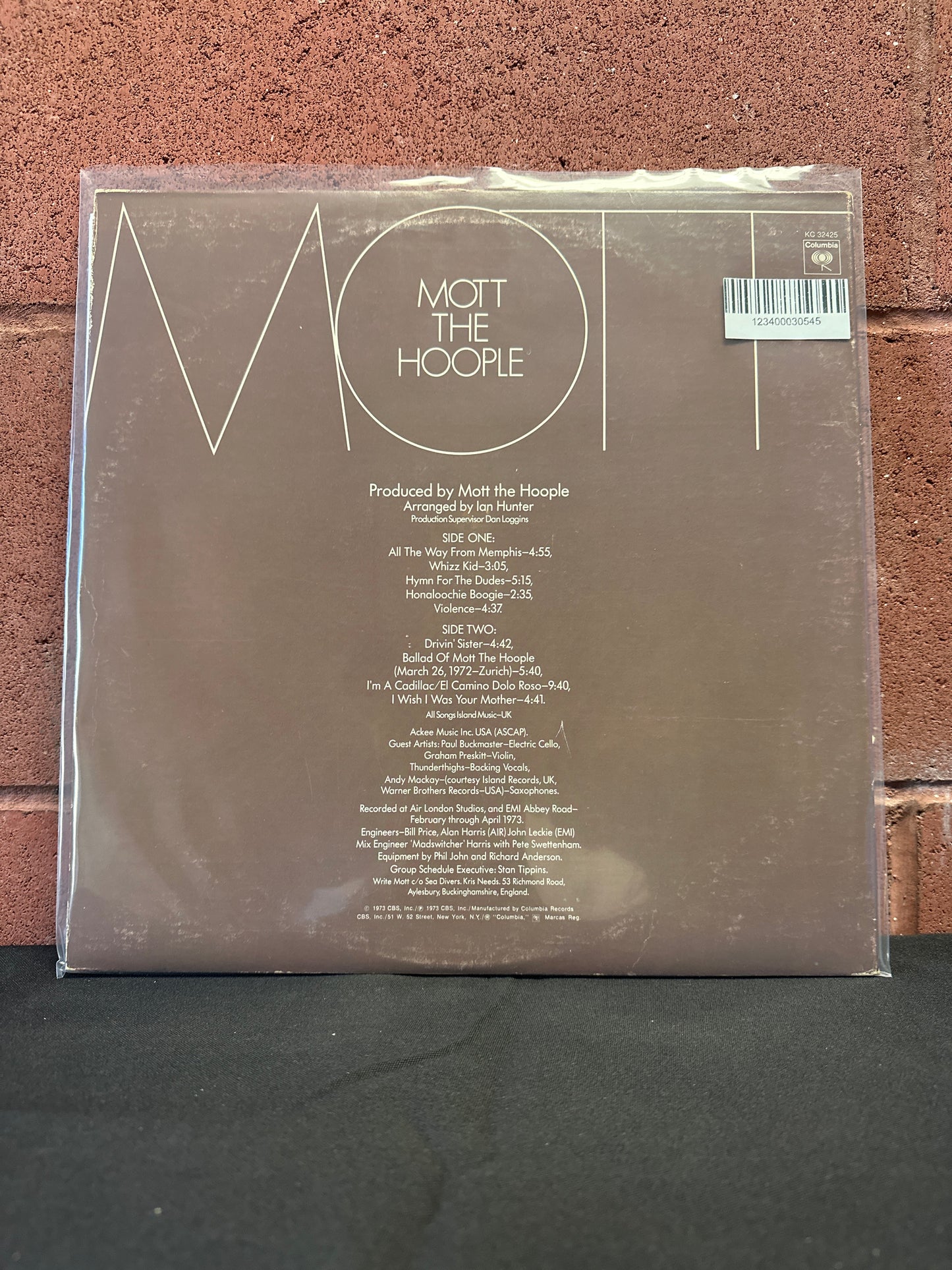 Used Vinyl:  Mott The Hoople ”Mott” LP