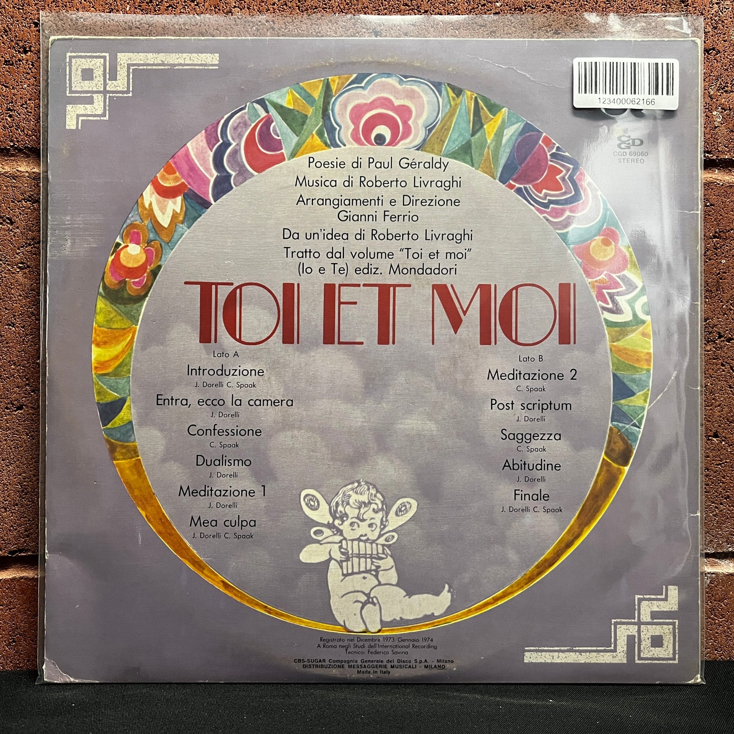 Used Vinyl: Johnny Dorelli and Catherine Spaak ‎"Toi Et Moi" LP (1974 Italian pressing)