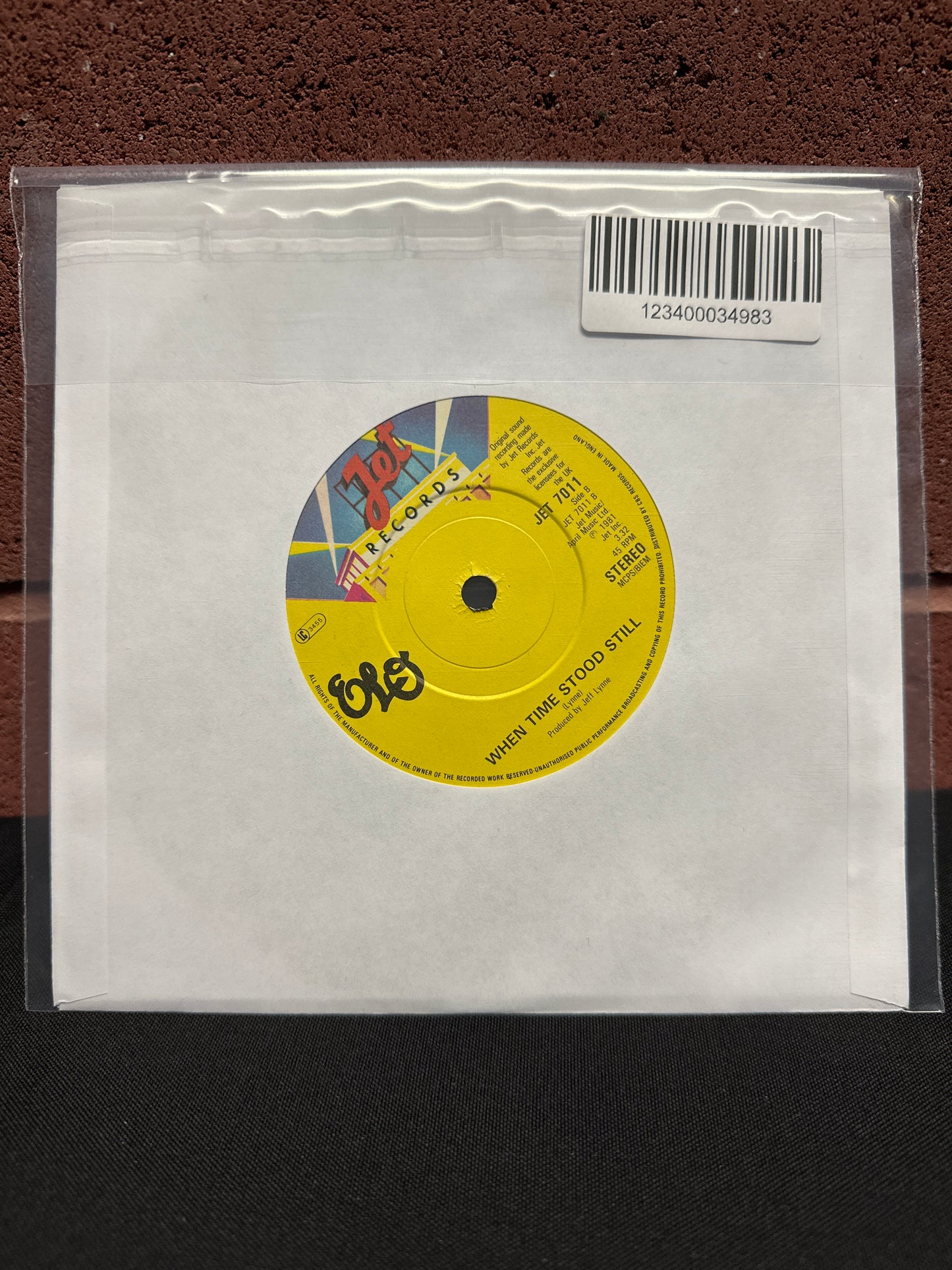 Used Vinyl:  Electric Light Orchestra ”Hold On Tight” 7"