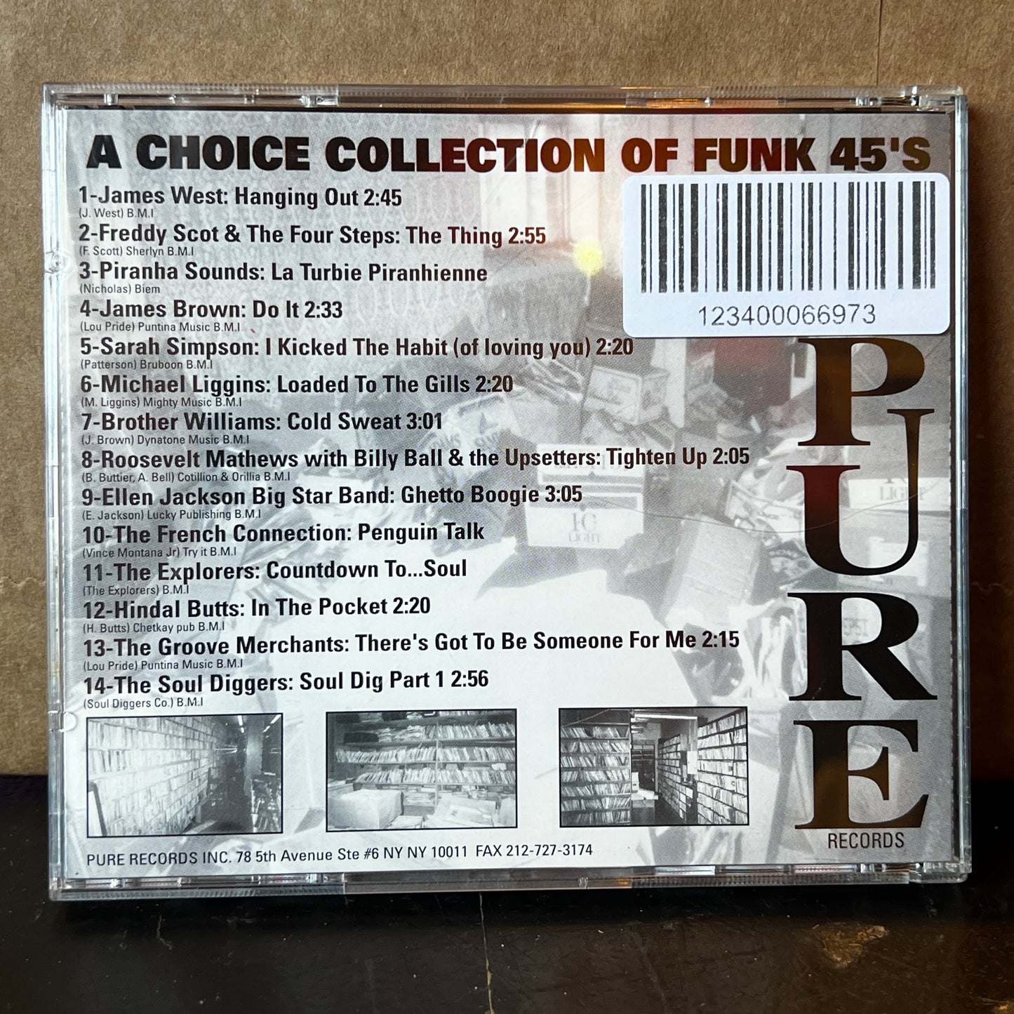 Used CD: V/A - "Tighten Up Tighter: A Choice Collection Of Funk 45's" CD