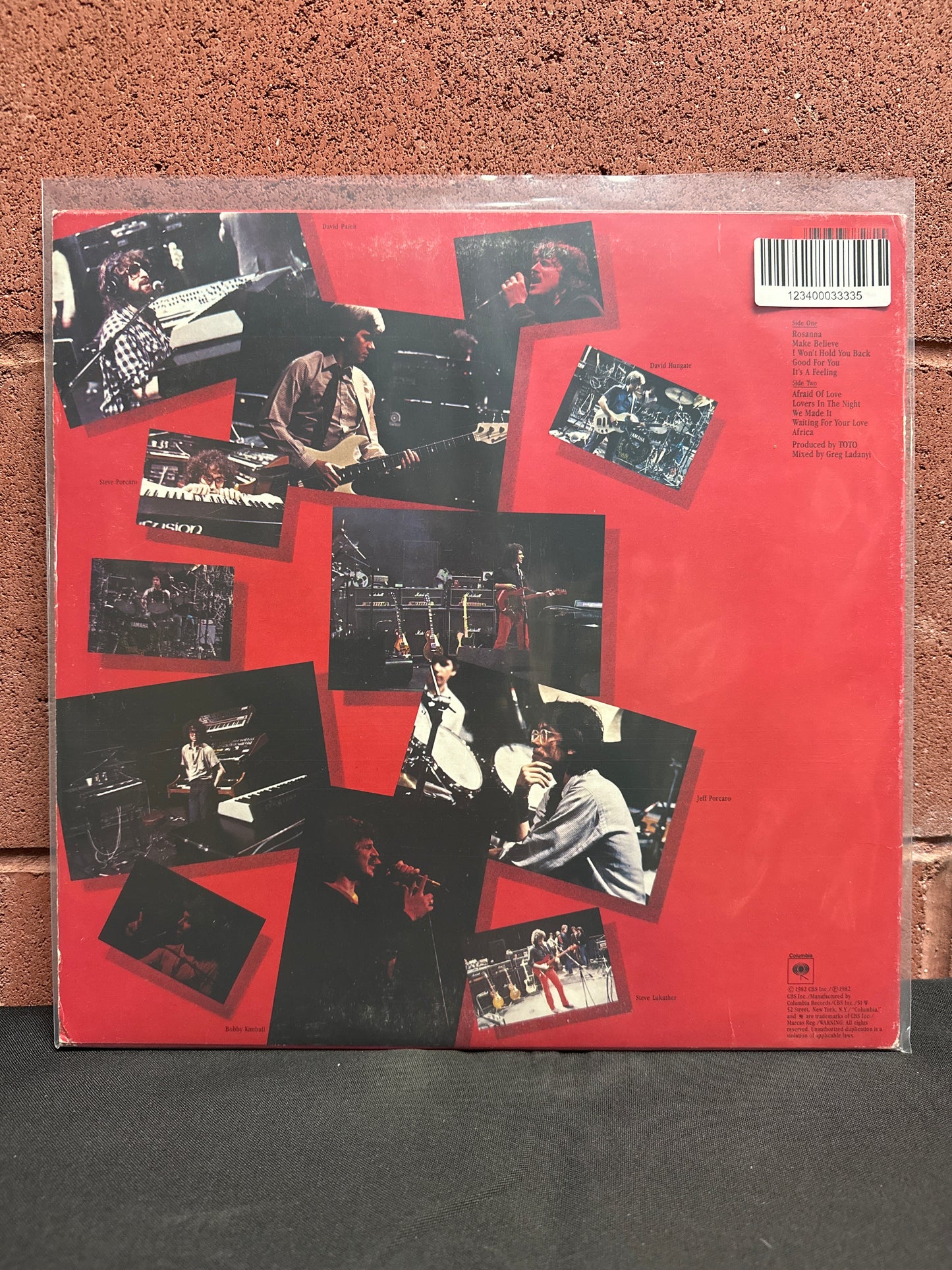 Used Vinyl:  Toto ”Toto IV” LP