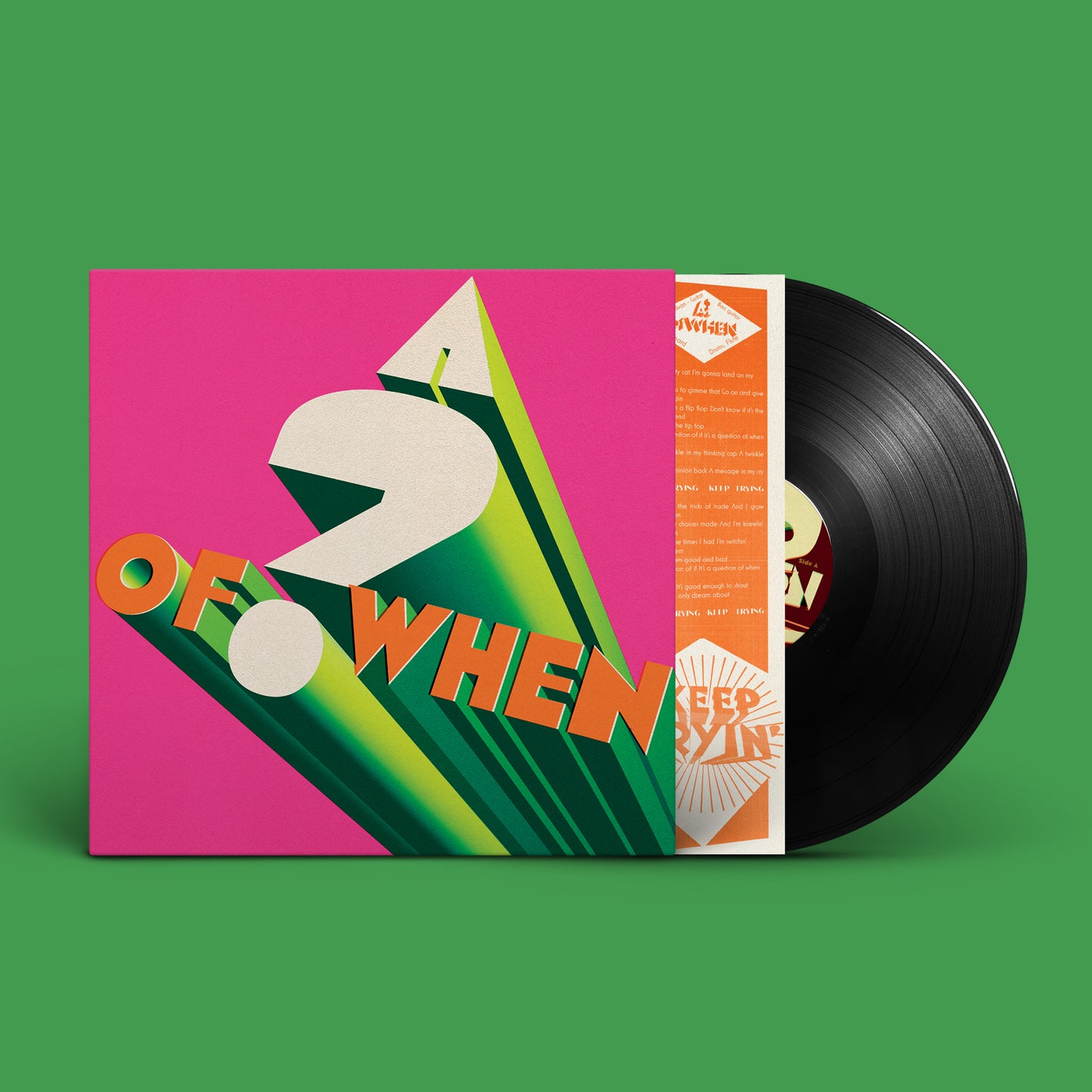 PRE-ORDER: Panda Bear & Sonic Boom "A ? of WHEN" LP