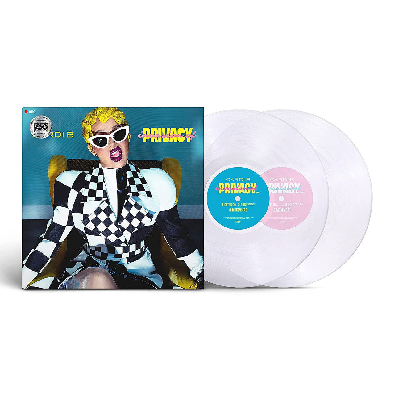 Cardi B "Invasion Of Privacy" 2xLP (Clear vinyl)