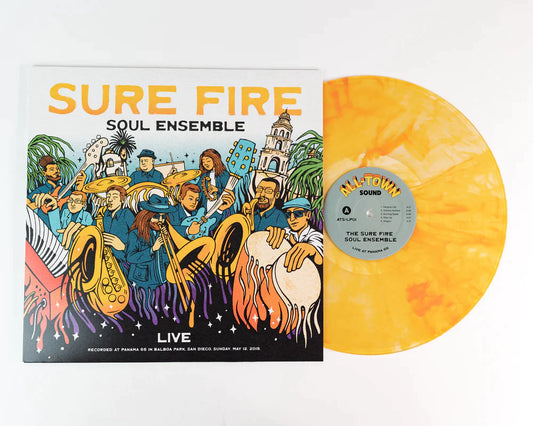 Sure Fire Soul Ensemble "Live at Panama 66" LP (Clear/Orange Swirl)