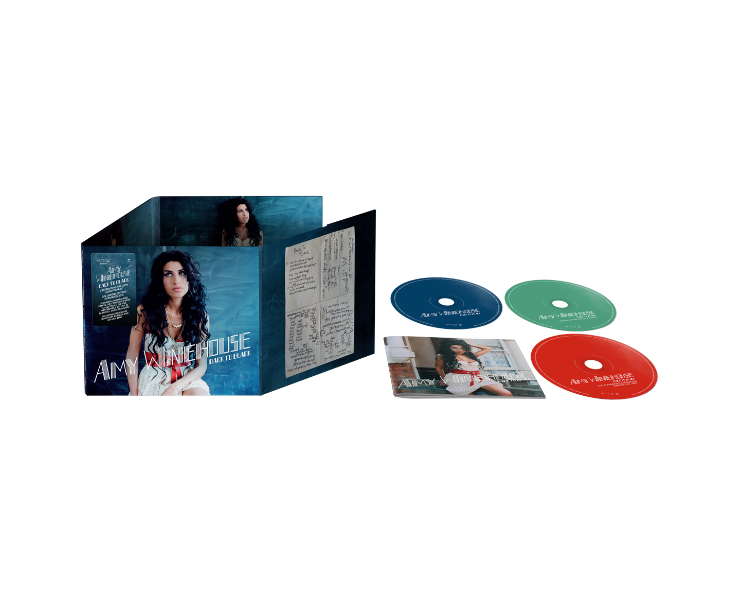 EMBARGO 8/25 PRE-ORDER: Amy Winehouse "Back To Black (20th Anniversary)" 3xCD (Deluxe Edition)