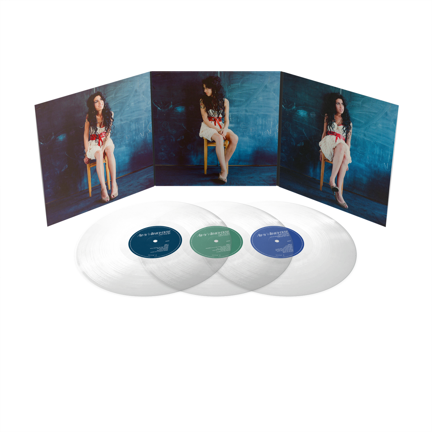 EMBARGO 8/25 PRE-ORDER: Amy Winehouse "Back To Black (20th Anniversary)" 3xLP (Deluxe Edition Ultra Clear Vinyl)