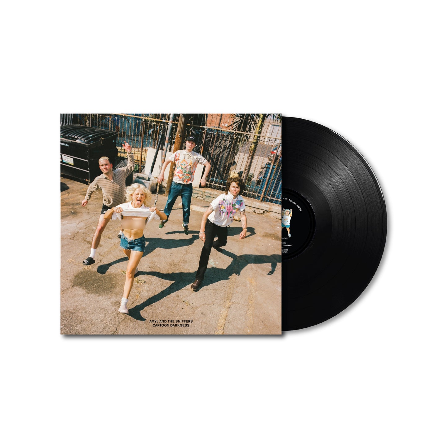 Amyl And The Sniffers "Cartoon Darkness" LP (Cartoon Black Vinyl)