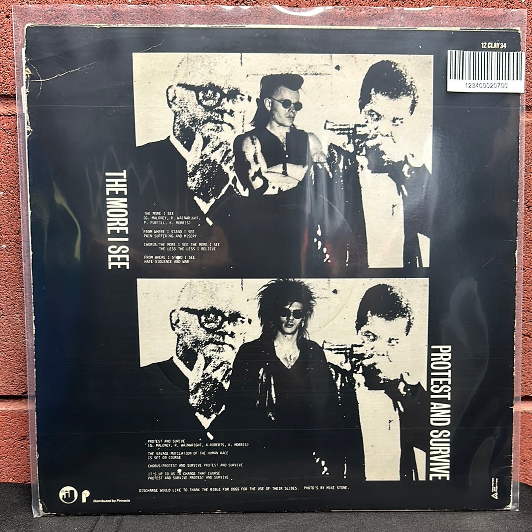 Used Vinyl: Discharge ”The More I See” 12