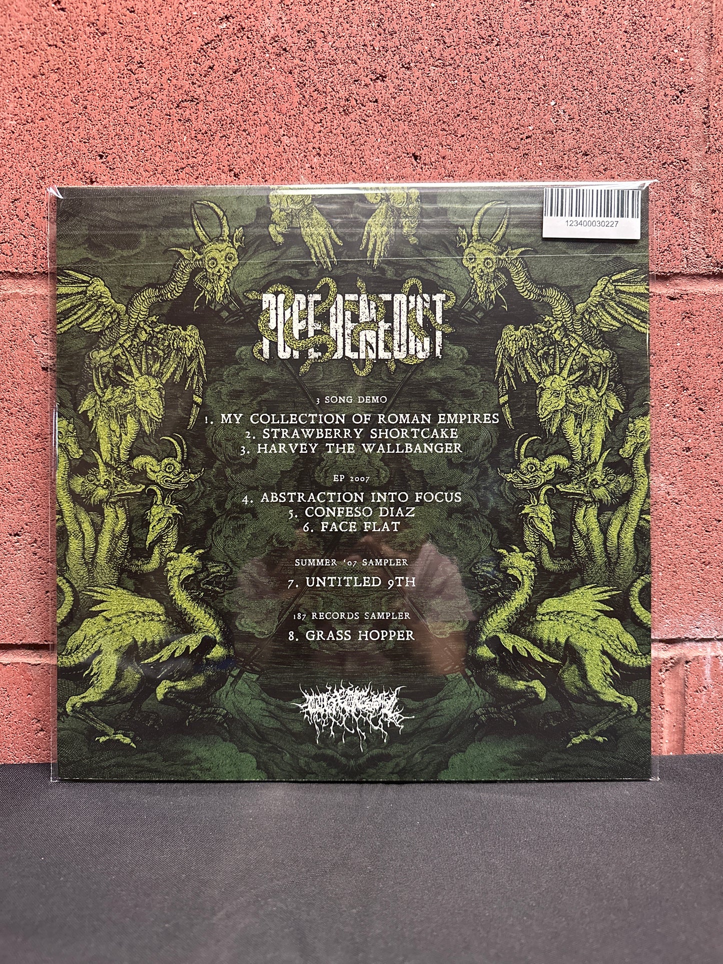 Used Vinyl:  Pope Benedict ”Pope Benedict” LP (Green and White Splatter Vinyl)