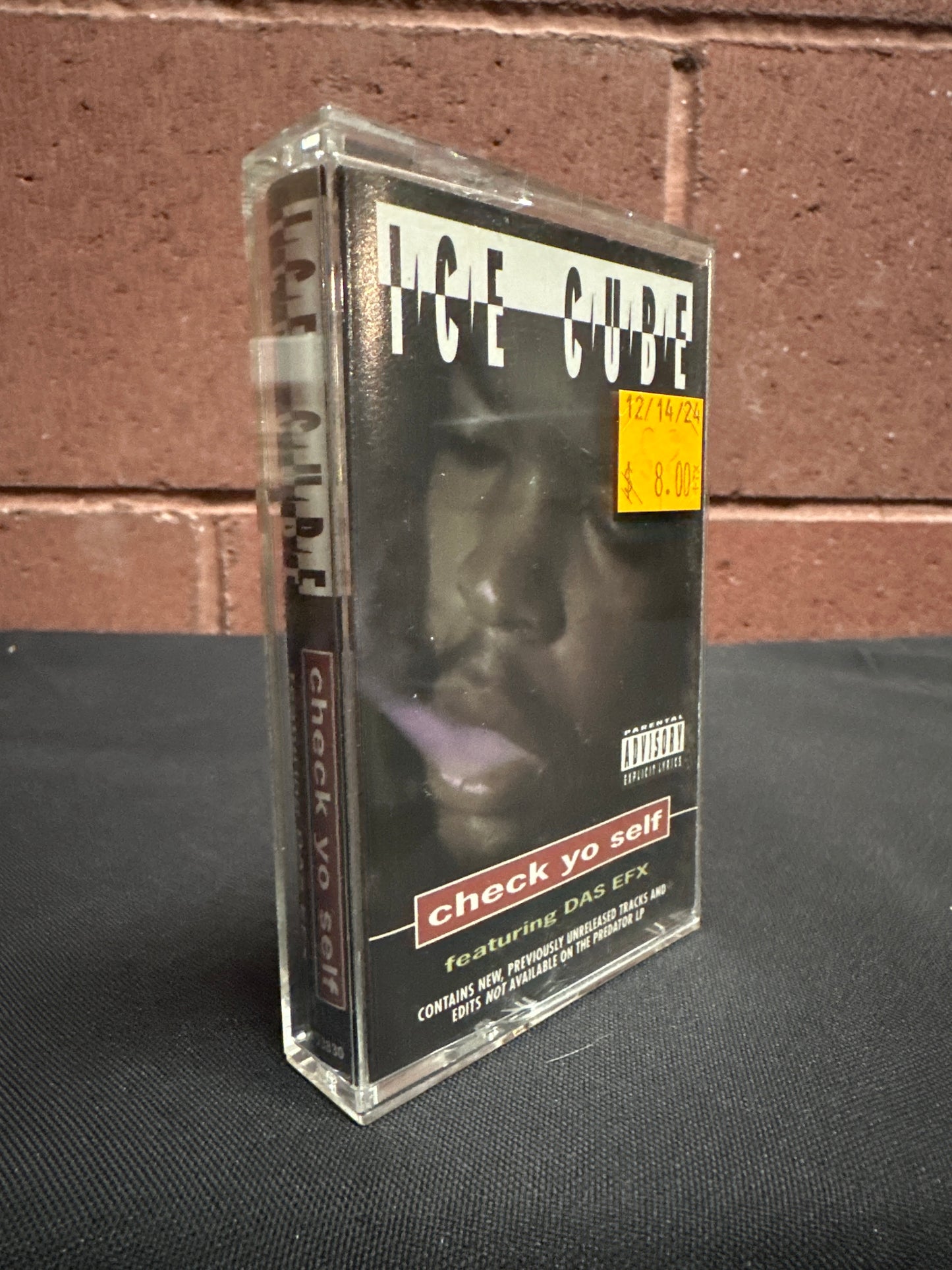 Used Cassette: Ice Cube "Check Yo Self" Tape