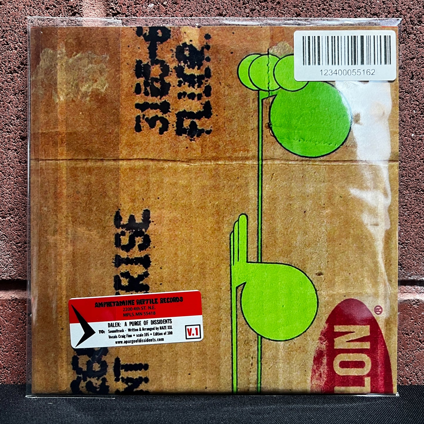 Used Vinyl: Haze XXL "Dalek: A Purge Of Dissidents V.1" 7"