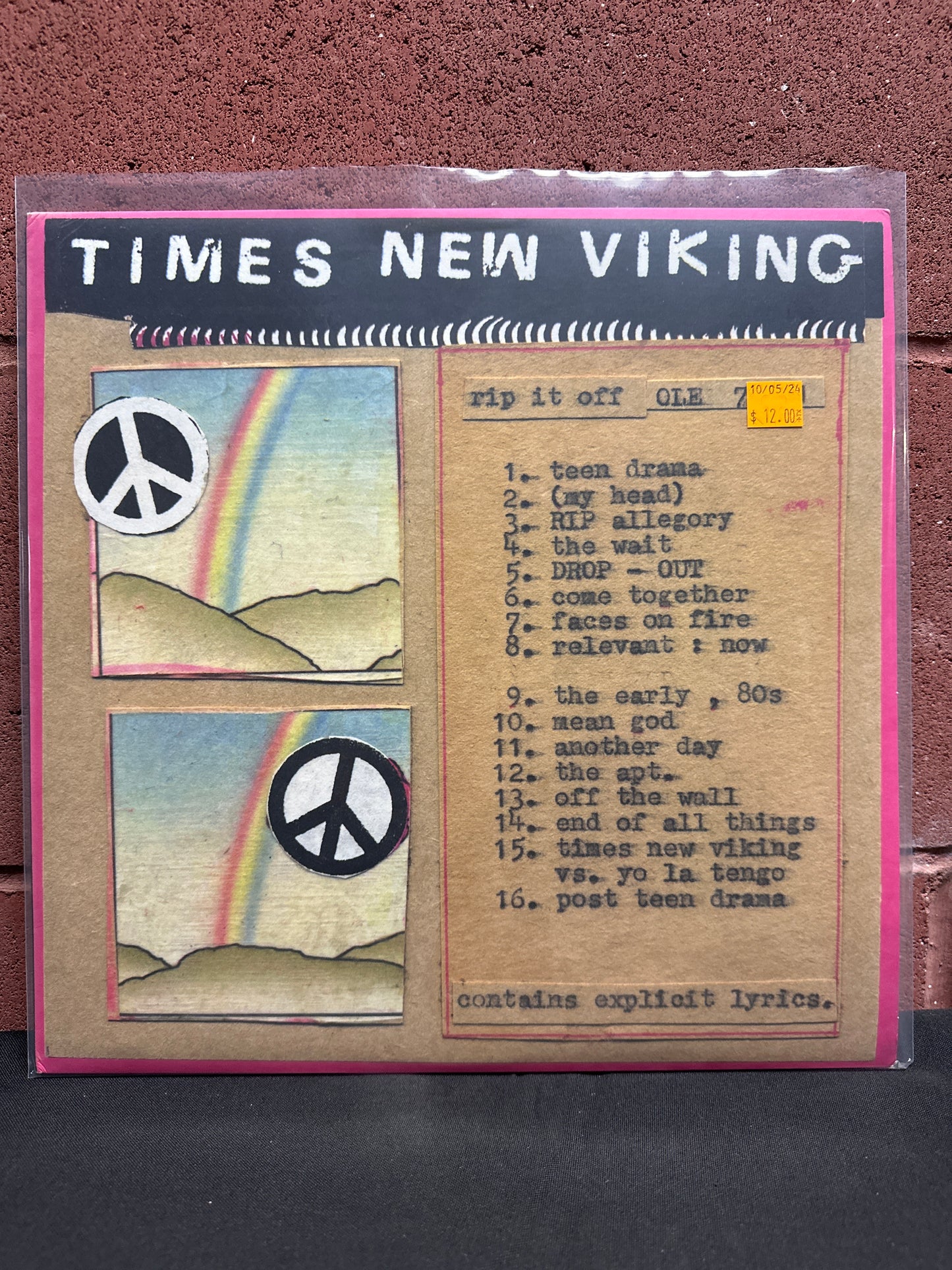 Used Vinyl:  Times New Viking ”Rip It Off” LP (180 Gram)