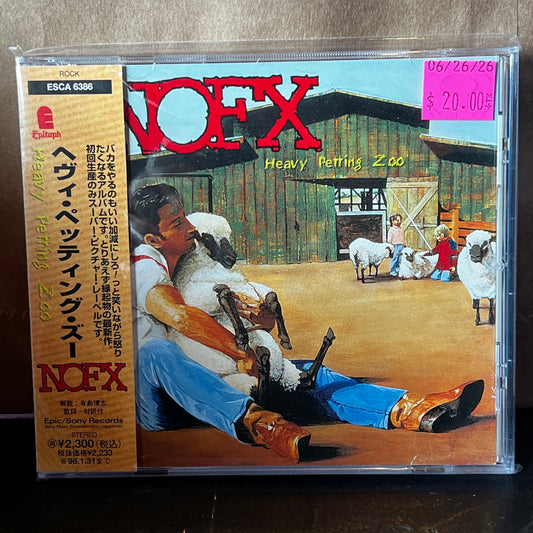Used CD: NOFX "Heavy Petting Zoo" CD (1996 Japanese Press)