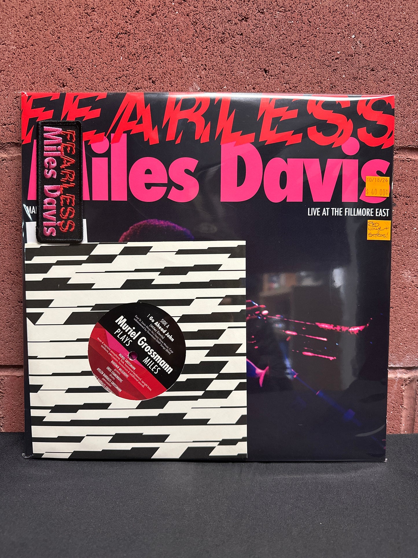 Used Vinyl:  Miles Davis ”Fearless (March 7, 1970 Live At The Fillmore East)” 3xLP + 7" (Red & Pink Vinyl)