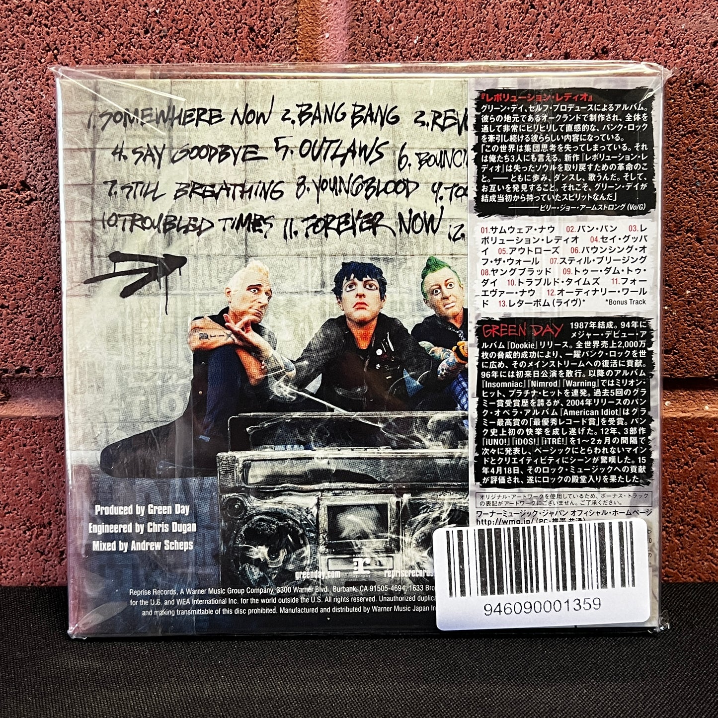 Used CD: Green Day "Revolution Radio" CD (2016 Japanese Press w/ Bonus Track, In Open Shrink w/ Hype)