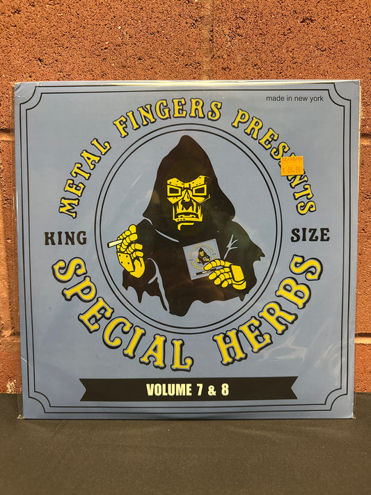 Used Vinyl:  Metal Fingers ”Special Herbs Volume 7 & 8” 2xLP + 7"