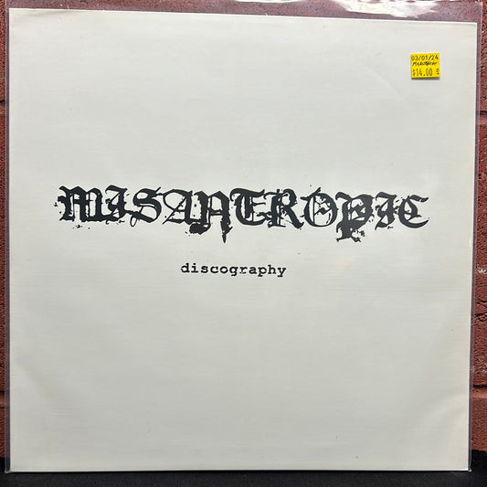 Used Vinyl:  Misantropic ”Discography” LP