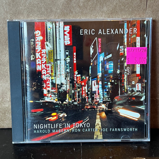 Used CD: Eric Alexander ‎"Nightlife In Tokyo" CD (2003 Press)