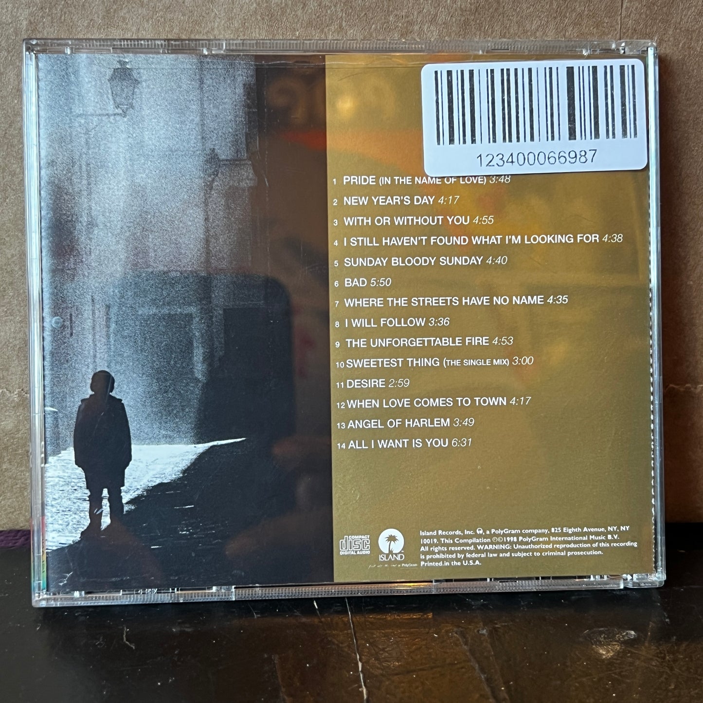 Used CD: U2 "The Best Of 1980-19990" CD
