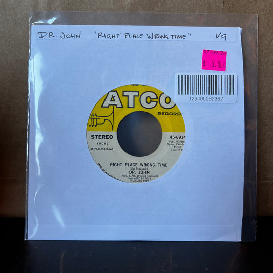 Used Vinyl: Dr. John "Right Place Wrong Time" 7"